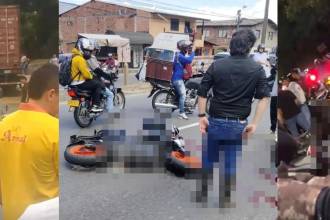 En dos de los casos murieron los conductores de los vehículos, mientras que en un tercero murió un peatón. FOTOS: CORTESÍA DENUNCIAS ANTIOQUIA