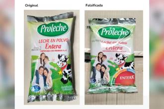 Invima lanza alerta sanitaria por falsificación de leche en polvo. FOTO: INVIMA 