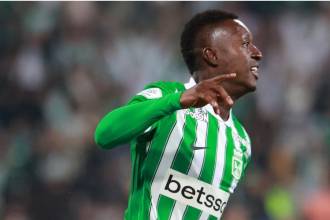Marlos Moreno, delantero de Atlético Nacional. FOTO: MANUEL SALDARRIAGA