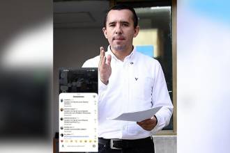Rafael Otálvaro, secretario de Seguridad de Itagüí. FOTO: TOMA DE VIDEO - ALCALDÍA DE ITAGÜÍ