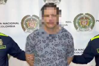 Este es el hombre capturado por la Policía. FOTO: POLICÍA METROPOLITANA
