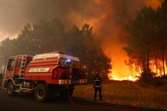 Incendios en España y Francia. FOTO: AFP