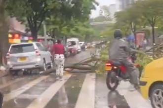 Tremendos aguaceros cayeron en todo el área metropolitana. FOTO: X @GABOPERIODISTA1 