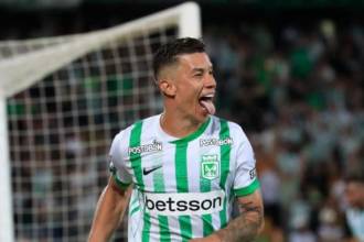 Matheus Uribe puso la cereza en el pastel para Atlético Nacional. FOTO: JUAN ANTONIO SÁNCHEZ