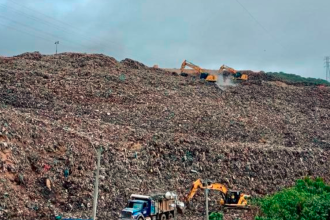 El relleno está en un punto crítico por lo que EPM solicitó una buena separación de residuos. / FOT: EPM