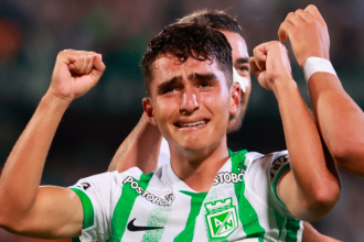 Él es Juan Manuel Rengifo, jugador de 20 años que debutó con Atlético Nacional en la goleada ante Deportes Quindío. / FOTO: MANUEL SALDARRIAGA