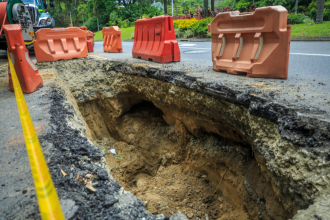 Hueco en Las Palmas. / FOTO: CAMILO SUÁREZ