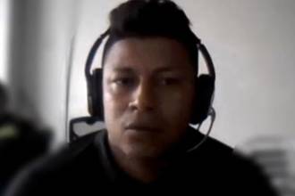 Jainober Jiménez Restrepo, presidente de la JAC en Campamento y presunto miembro del frente 36 de las disidencias de las Farc. /FOTO: CORTESÍA FISCALÍA