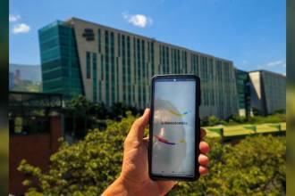 Caída Bancolombia. FOTO: ARCHIVO - CAMILO SUÁREZ