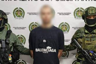 La orden de captura en contra de alias Bollo fue emitida por el Juzgado Segundo Promiscuo Municipal de Andes (Antioquia), a solicitud de la Fiscalía. / FOTO: CORTESÍA POLICÍA NACIONAL