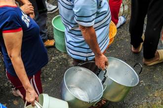 Interrupciones de agua. FOTO: CAMILO SUÁREZ