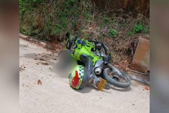 Dos policías fueron asesinados este domingo 9 de noviembre mientras patrullaban por el corregimiento Altamira, en Betulia. / FOTO: CORPADES