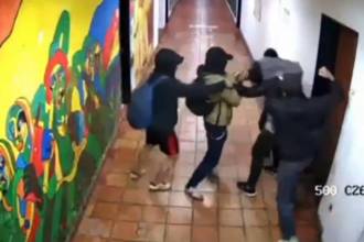 Las cámaras de seguridad del lugar captaron el momento del ataque. FOTO: TOMADA DE VIDEO