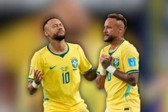 Neymar Jr en zona de calentamiento previo al debut mundialista 2026. FOTO: TOMADAS DE X @MARCA