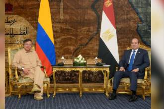 Petro aseguró que Colombia pondrá recursos para reconstruir Gaza. /FOTO: PRESIDENCIA DE LA REPÚBLICA