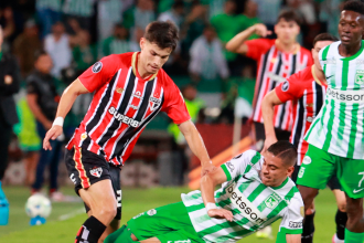 Atlético Nacional empató 0-0 con Sao Paulo en el estadio Atanasio Girardot. / FOTO: MANUEL SALDARRIAGA
