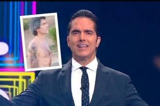 Ernesto Calzadilla cuando presentaba en Caracol y, en detalle, cómo luce en la actualidad. FOTOS: IG @ernestocalzadillaoficial