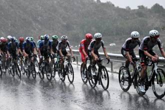 La granizada obligó a suspender la tercera jornada de la competencia. FOTO: GETTY