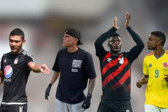 De izquierda a derecha: Eder Castañeda, Walmer Pacheco, Kevin Viveros y Jhon Córdoba. FOTO: @EDER_CASTAÑEDA_26 - @KEVINVIVEROS9 - @JHONCORDOBA9 Y REDES