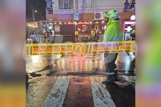 En este local de Itagüí fue baleado Jhon Anderson Peláez Muñoz. /FOTO: CORTESÍA