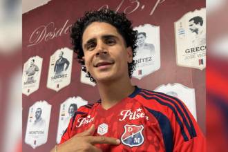 Daniel Cataño, nuevo jugador de Independiente Medellín. FOTO: DIM