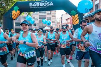 Una gran acogida tuvo la nueva edición de esta tradicional carrera en el norte del Área metropolitana desde su lanzamiento. / FOTO: CORTESÍA ALCALDÍA DE BARBOSA