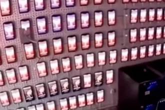 Había 800 celulares y equipos conectados. FOTO: CAPTURA DE VIDEO