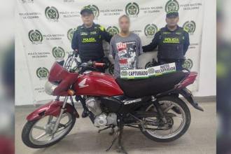 Alias Chuki es señalado de pertenecer al grupo delincuencial el Ajizal. / FOTO: POLICÍA NACIONAL 