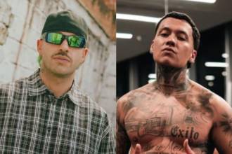 Feid y Blessd. La pelea ocurrió en la final de la Copa América, en 2024. FOTOS: INSTAGRAM @FEID, @BLESSD