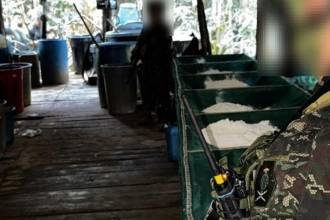Este resultado se logró a través del trabajo conjunto entre el Comando Contra el Narcotráfico y Amenazas Transnacionales, Conat, la Fuerza Aeroespacial Colombiana y la Policía Nacional. FOTO: EJÉRCITO NACIONAL. 