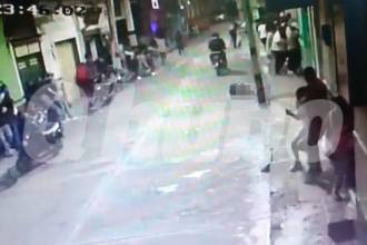 Balacera en Urrao que dejó dos muertos y ocho heridos. FOTO: CORTESÍA 