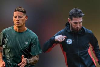 James Rodríguez (izq.) y Sergio Ramos (der.). FOTO: @JAMESRODRIGUEZ10 Y @SERGIORAMOS