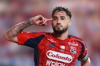 Francisco Fydriszewski se despidió del Independiente Medellín. FOTO: MANUEL SALDARRIAGA