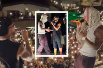 Vecinos y visitantes se reunieron a disfrutar del concierto. FOTOS: CAPTURAS TIKTOK @CRISTIANQ_10 Y @ALGARETECONTASH