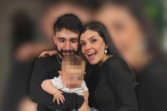 Juan Felipe Giraldo, Natalia Patiño y su hijo de dos años. FOTO DE INSTAGRAM @ NASH_P29