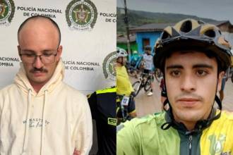 Alias Chalá (izq.), señalado de asesinar al periodista Mateo Pérez (der.) en Briceño. FOTO: @ANDRESJRENDONC Y CORTESÍA