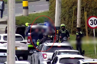 Capturados por atracar a comensales de un restaurante en San Antonio de Pereira, Oriente antioqueño. /FOTO: ALCALDÍA DE RIONEGRO