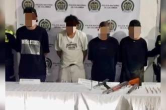 Tres capturados y un aprehendido en operaciones contra el Clan del Golfo. FOTO: @COL_EJERCITO