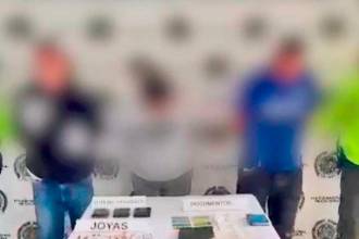 Alias Vivi (centro) sería la cabecilla de esta organización. /FOTO: CORTESÍA 