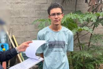 Este es el momento de la captura de alias Sangre. FOTO: FISCALÍA GENERAL DE LA NACIÓN 