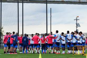 Concentración Selección Colombia en la USA. FOTO: CORTESÍA FCF