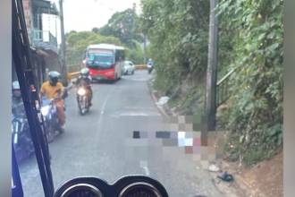 El ataque armado en Santo Domingo quedó registrado en video e imagen. FOTO: CORTESÍA DENUNCIAS ANTIOQUIA