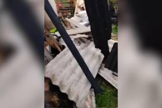 Los daños causados por la emergencia fueron registrados en video por los afectados. FOTO: MI NORTE