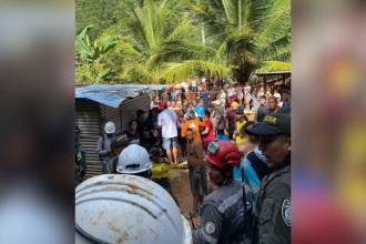 La muerte de cuatro mineros en Segovia prendió las alertas en la comunidad minera. /FOTO: CAPTURAS DE VIDEO REDES SOCIALES