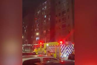 Incendio en Robledo. FOTO: DENUNCIAS ANTIOQUIA