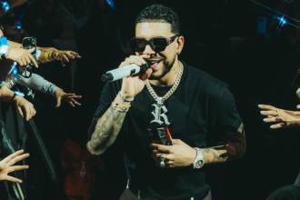 El cantante Ryan Castro se presentó en el coliseo Medplus de Bogotá. / FOTO: INSTAGRAM @ryancastrro