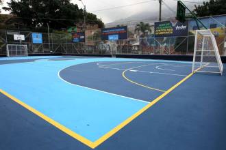 El alcalde Federico Gutiérrez dice que cuidar estos espacios es cuidar a niños, niñas y adolescentes de Medellín. /FOTO: CORTESÍA