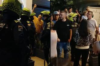 Los vecinos de este barrio se cansaron de la bulla que ajenos llegan a hacer a un edificio. FOTO: CAPTURA VIDEO