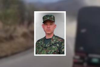 José Manuel López Villada, el soldado que falleció tras atentado con explosivos en vía Panamericana. FOTO: EJÉRCITO NACIONAL 