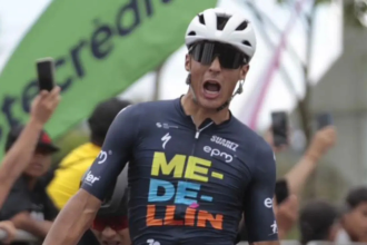 Wilmar Paredes, ciclista ganador de la etapa 3 del Clásico RCN. / FOTO: ANTENA 2